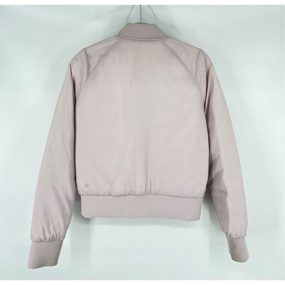 Lululemon Non-Stop Bomber Reversible Jacket PinkFawn Size 4 W4BDGS PrimaLoft EUC - Picture 6 of 10